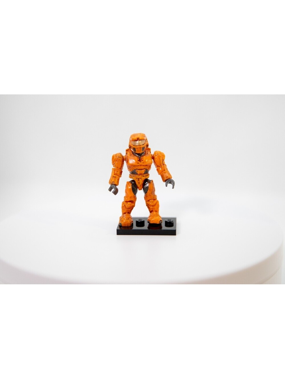 HALO MEGA BLOKS ORANGE UNSC SPARTAN CQB MINI FIGURE 96837 BATTLESCAPE